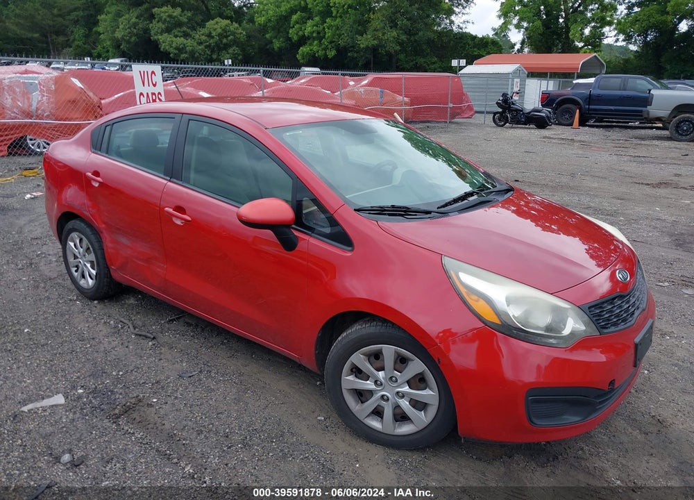 2013 KIA RIO LX VIN: KNADM4A36D6128927