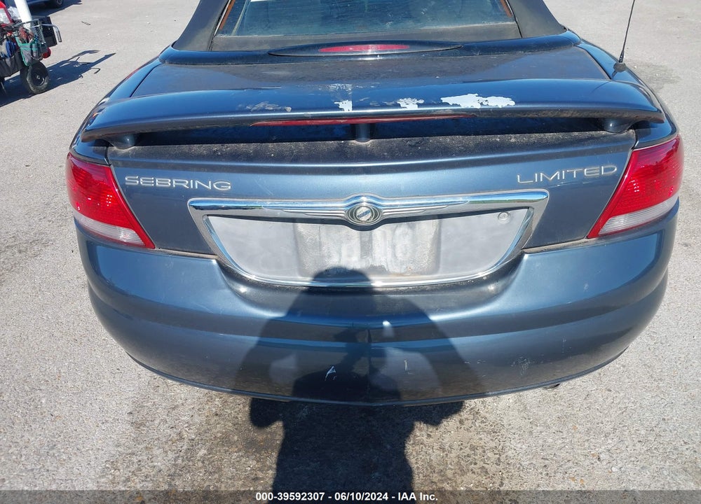 2002 CHRYSLER SEBRING LIMITED VIN: 1C3EL65R42N180245