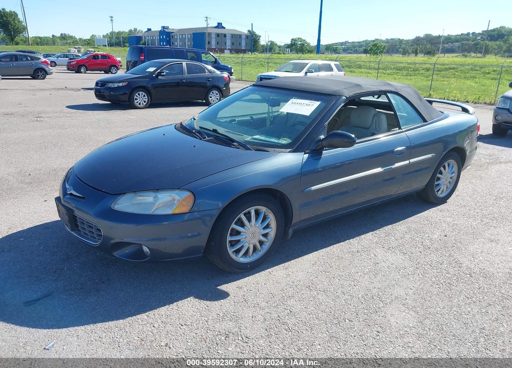 2002 CHRYSLER SEBRING LIMITED VIN: 1C3EL65R42N180245