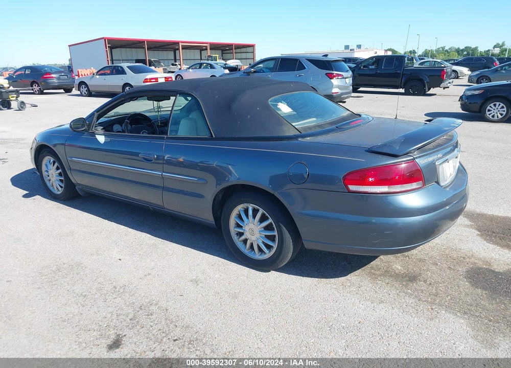 2002 CHRYSLER SEBRING LIMITED VIN: 1C3EL65R42N180245
