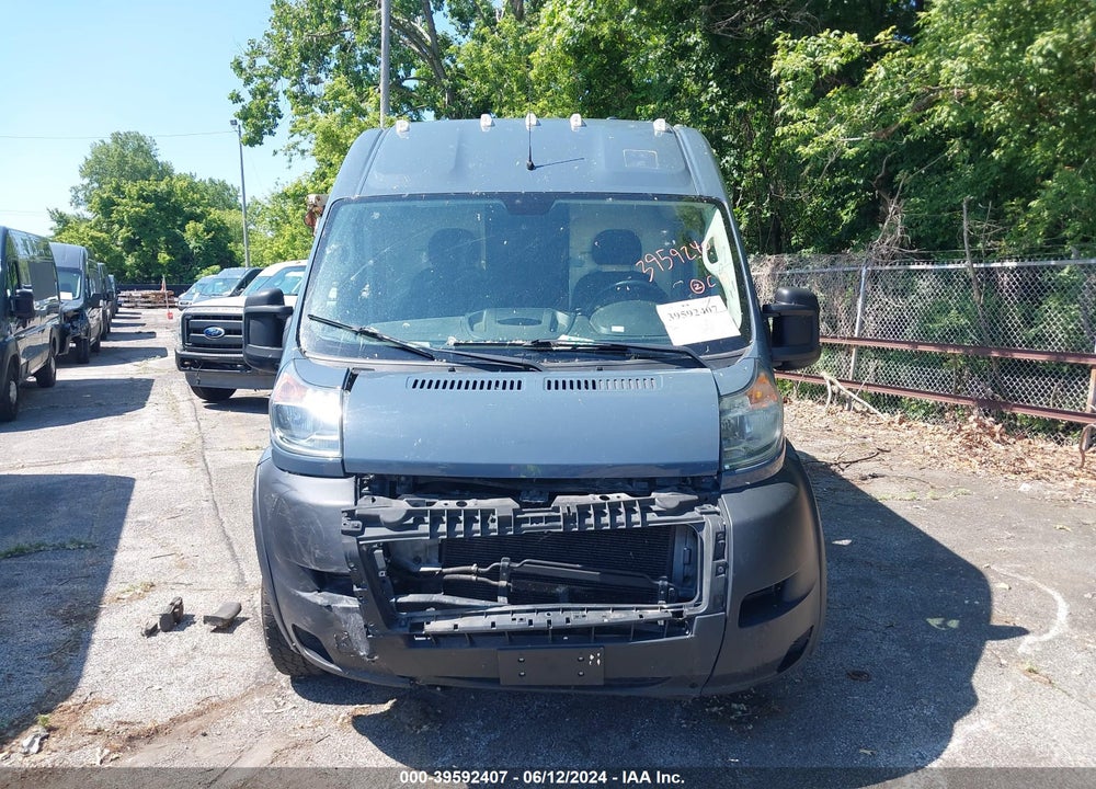 2019 RAM PROMASTER 2500 HIGH ROOF 159 WB VIN: 3C6TRVDG0KE519056