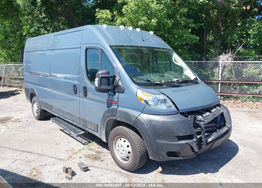2019 RAM PROMASTER 2500 HIGH ROOF 159 WB VIN: 3C6TRVDG0KE519056