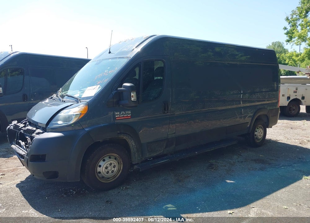2019 RAM PROMASTER 2500 HIGH ROOF 159 WB VIN: 3C6TRVDG0KE519056