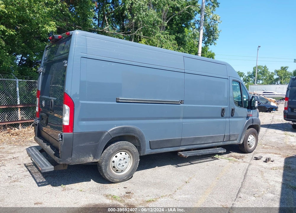 2019 RAM PROMASTER 2500 HIGH ROOF 159 WB VIN: 3C6TRVDG0KE519056