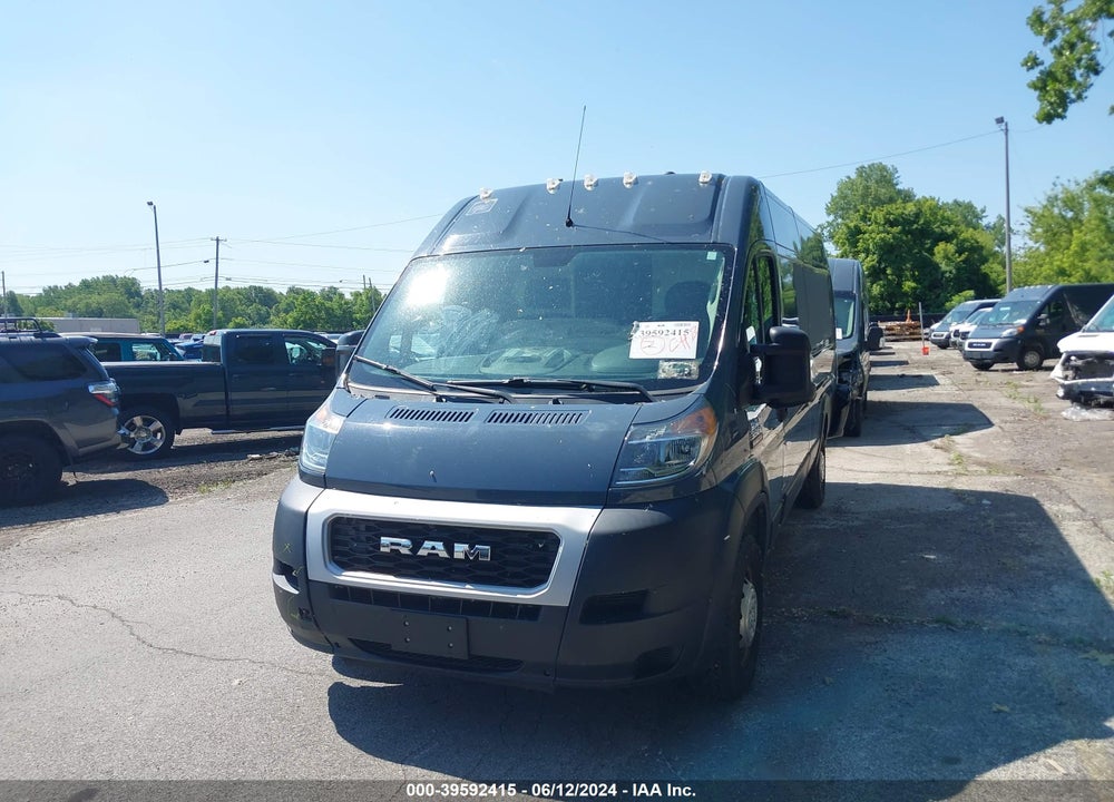 2019 RAM PROMASTER 3500 CARGO VAN HIGH ROOF 159 WB EXT VIN: 3C6URVJG6KE564348