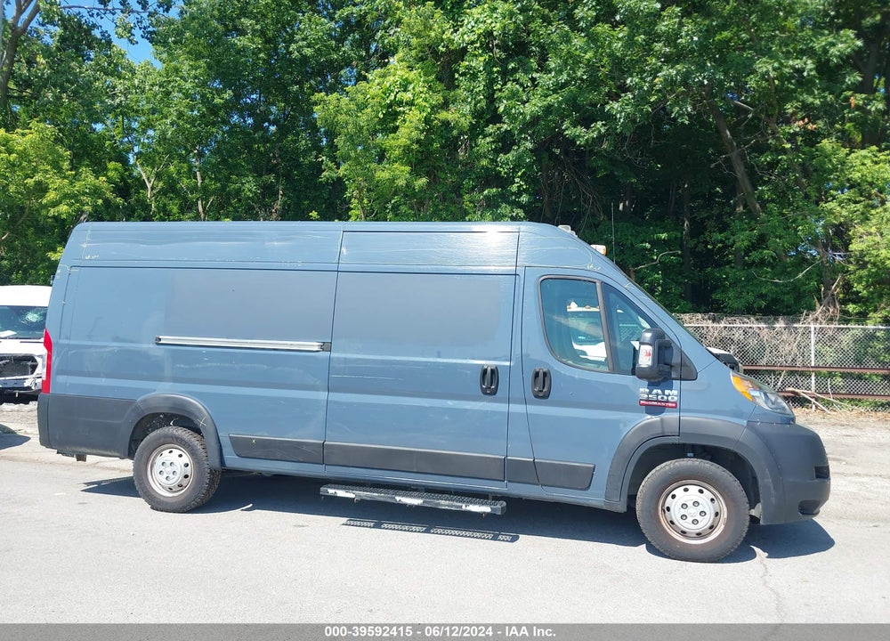 2019 RAM PROMASTER 3500 CARGO VAN HIGH ROOF 159 WB EXT VIN: 3C6URVJG6KE564348
