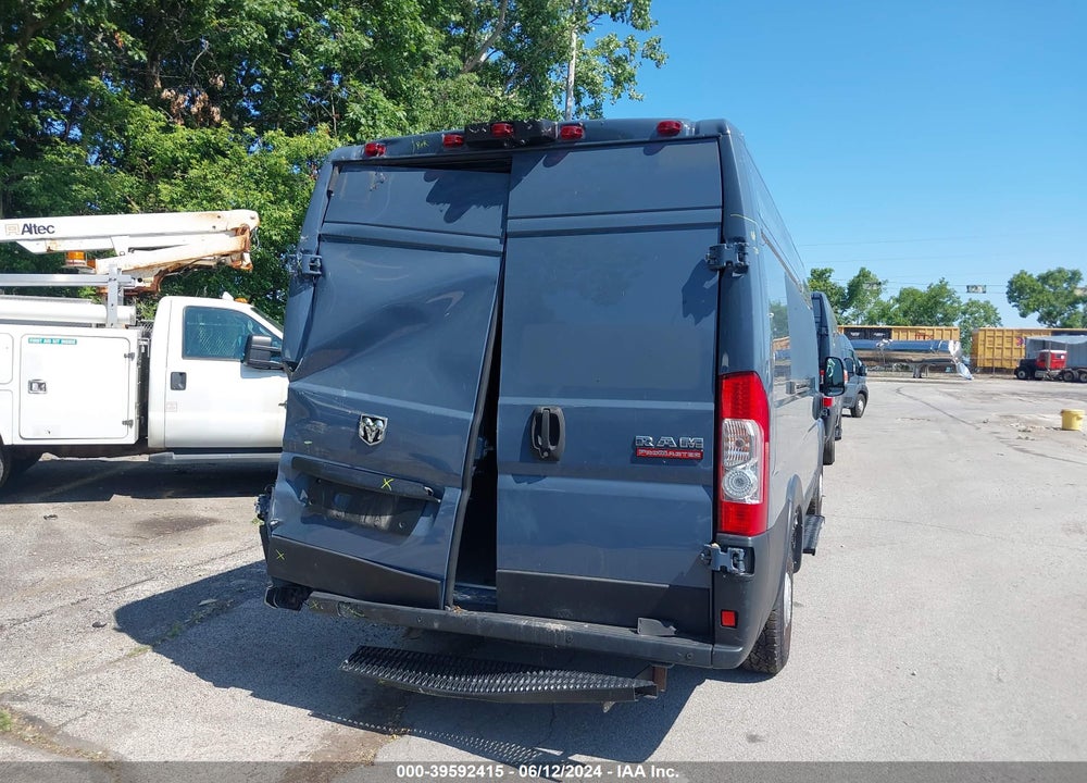 2019 RAM PROMASTER 3500 CARGO VAN HIGH ROOF 159 WB EXT VIN: 3C6URVJG6KE564348