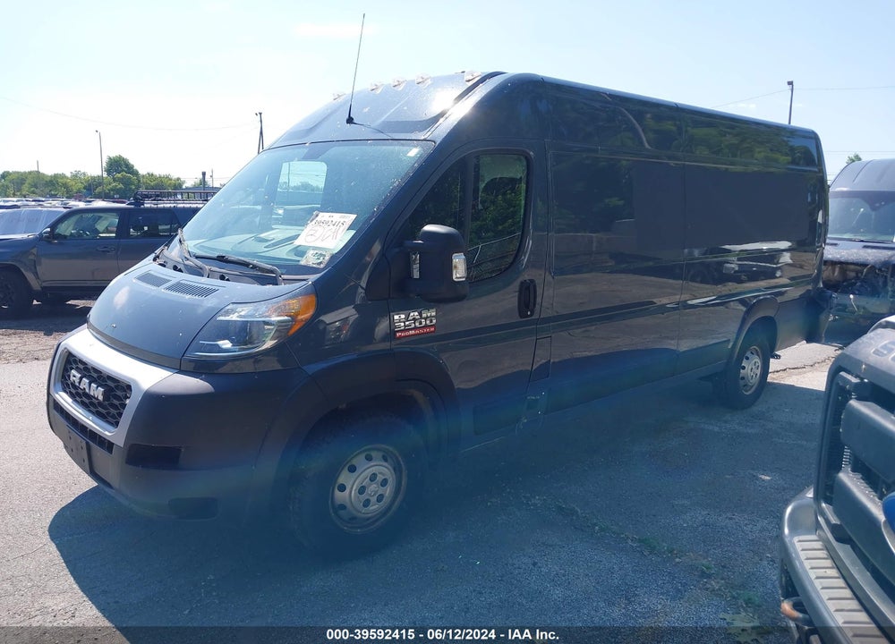 2019 RAM PROMASTER 3500 CARGO VAN HIGH ROOF 159 WB EXT VIN: 3C6URVJG6KE564348