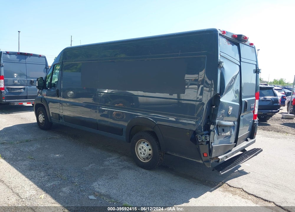 2019 RAM PROMASTER 3500 CARGO VAN HIGH ROOF 159 WB EXT VIN: 3C6URVJG6KE564348