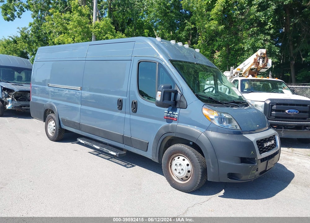 2019 RAM PROMASTER 3500 CARGO VAN HIGH ROOF 159 WB EXT VIN: 3C6URVJG6KE564348