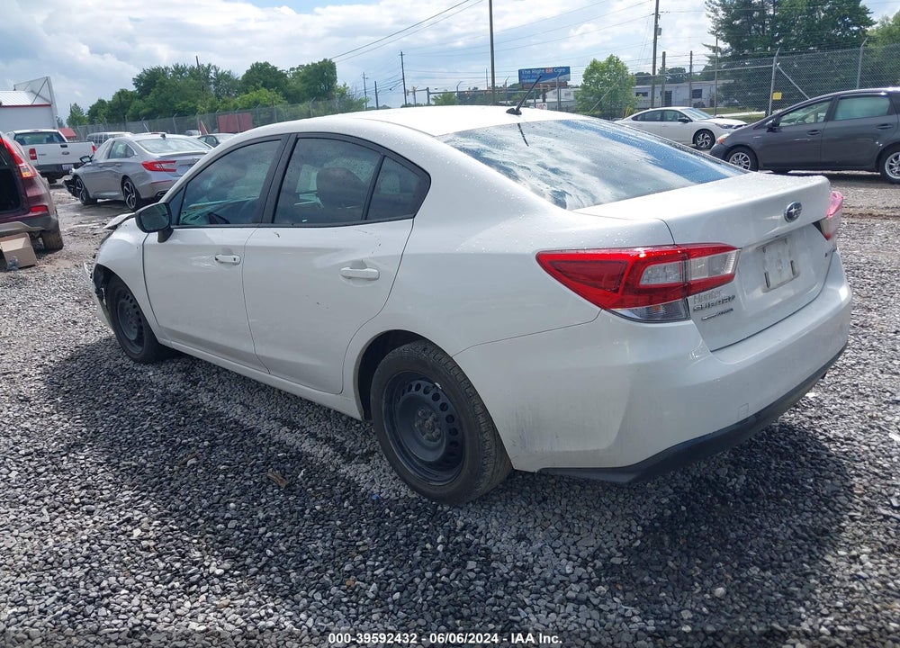 2021 SUBARU IMPREZA SEDAN VIN: 4S3GKAB62M3605996