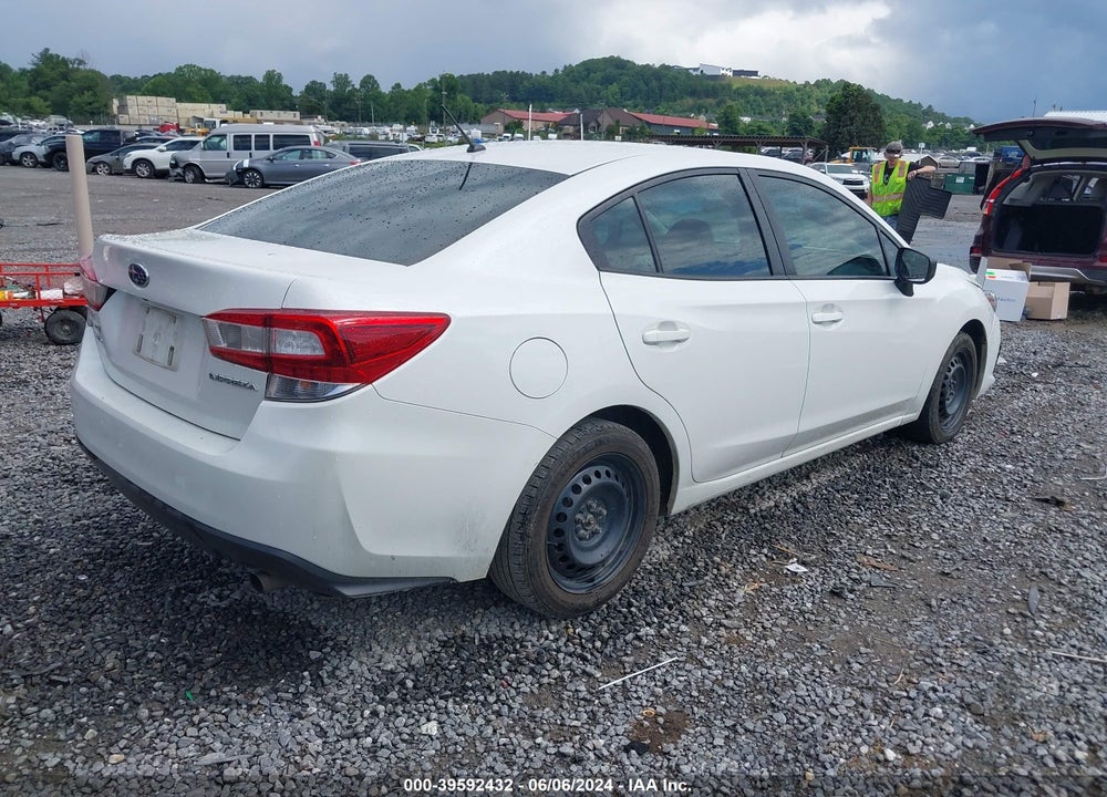 2021 SUBARU IMPREZA SEDAN VIN: 4S3GKAB62M3605996