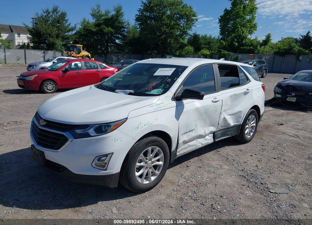 2021 CHEVROLET EQUINOX FWD LS VIN: 3GNAXHEV1MS102044