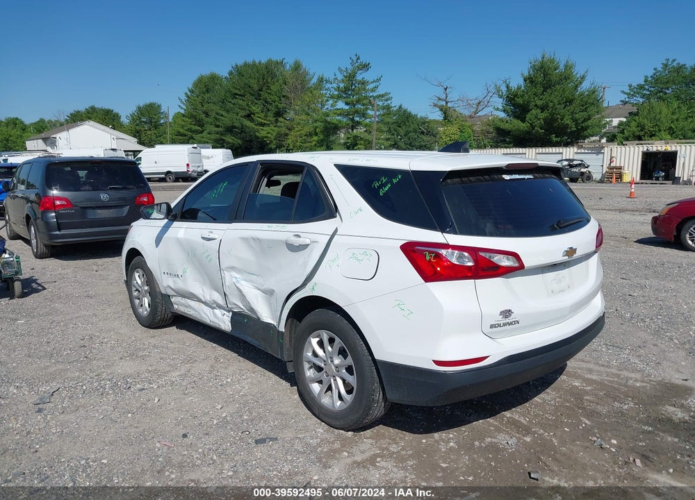 2021 CHEVROLET EQUINOX FWD LS VIN: 3GNAXHEV1MS102044