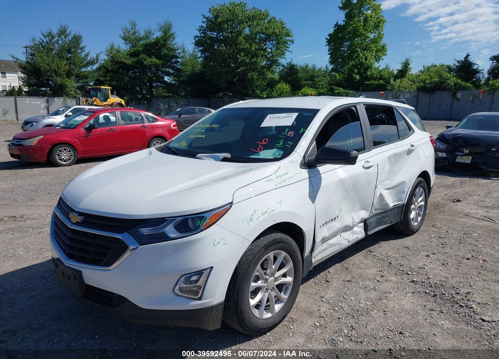 2021 CHEVROLET EQUINOX FWD LS VIN: 3GNAXHEV1MS102044