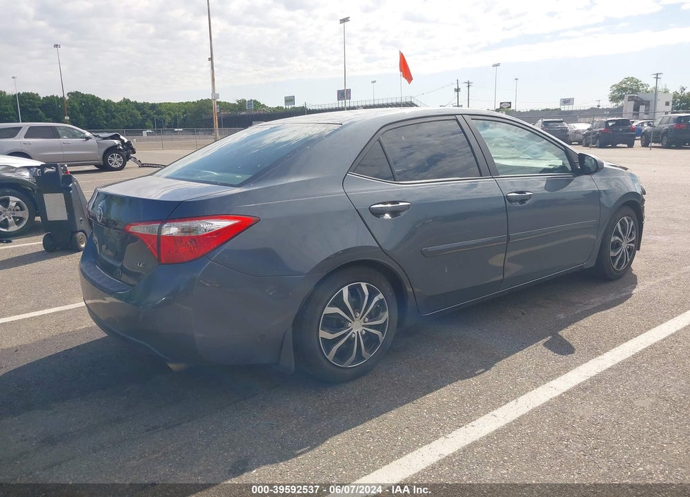 2016 TOYOTA COROLLA LE VIN: 2T1BURHE5GC727796