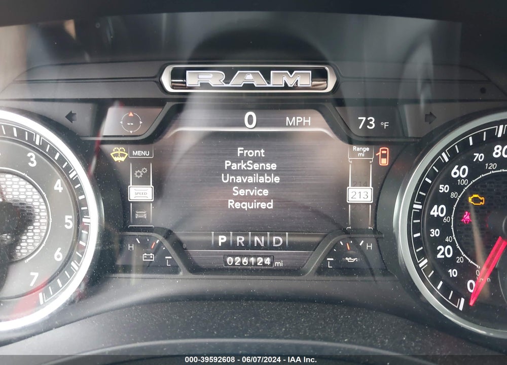 2020 RAM 1500 BIG HORN 4X4 5'7 BOX VIN: 1C6SRFFT2LN348996