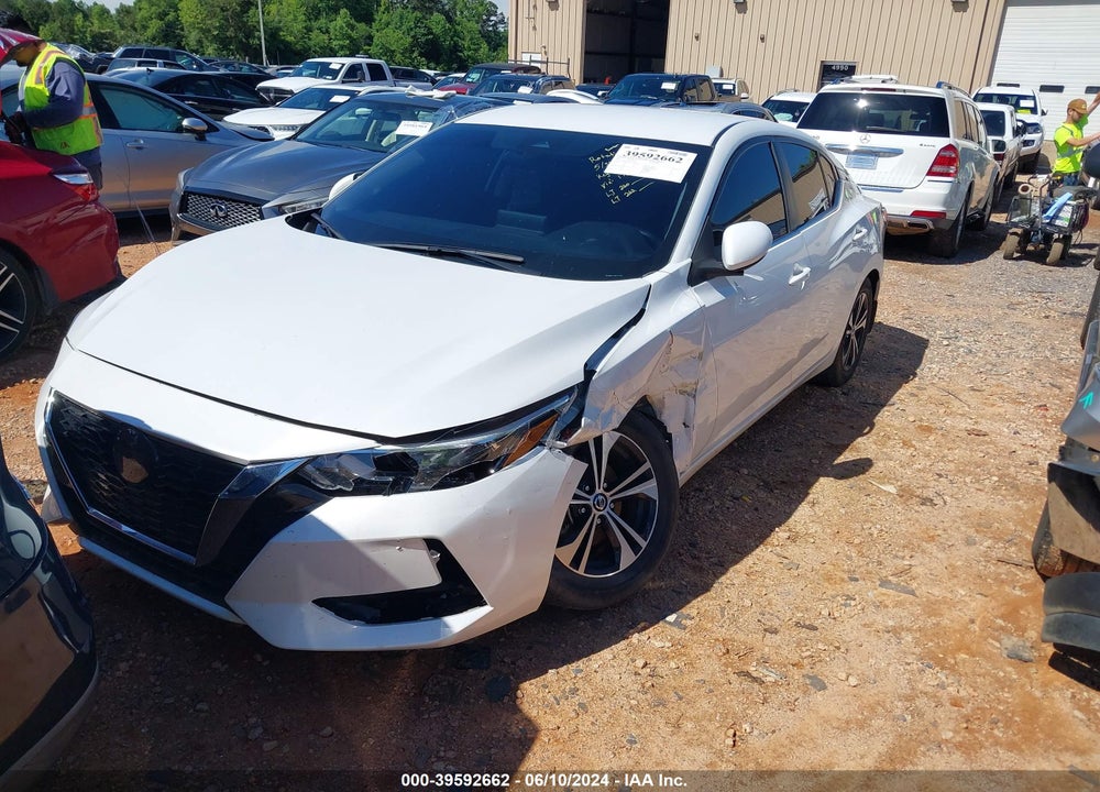 2022 NISSAN SENTRA SV XTRONIC CVT VIN: 3N1AB8CV0NY211736