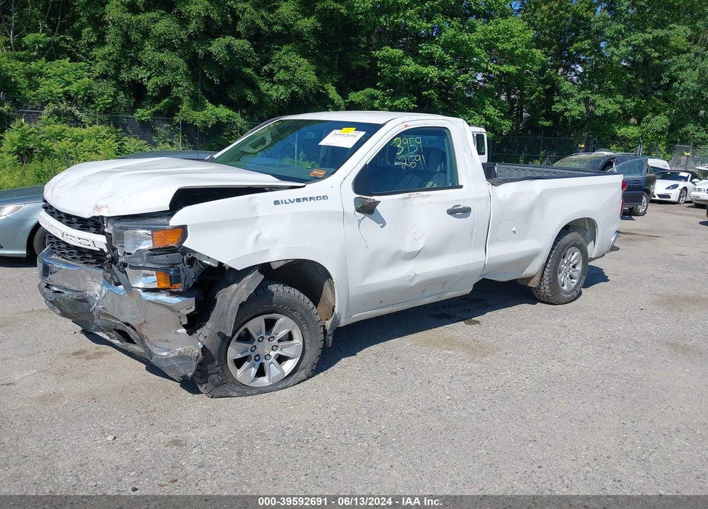 2019 CHEVROLET SILVERADO 1500 WORK TRUCK VIN: 3GCNWAEF6KG257668