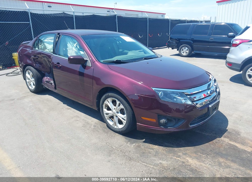 2012 FORD FUSION SE VIN: 3FAHP0HA5CR229490