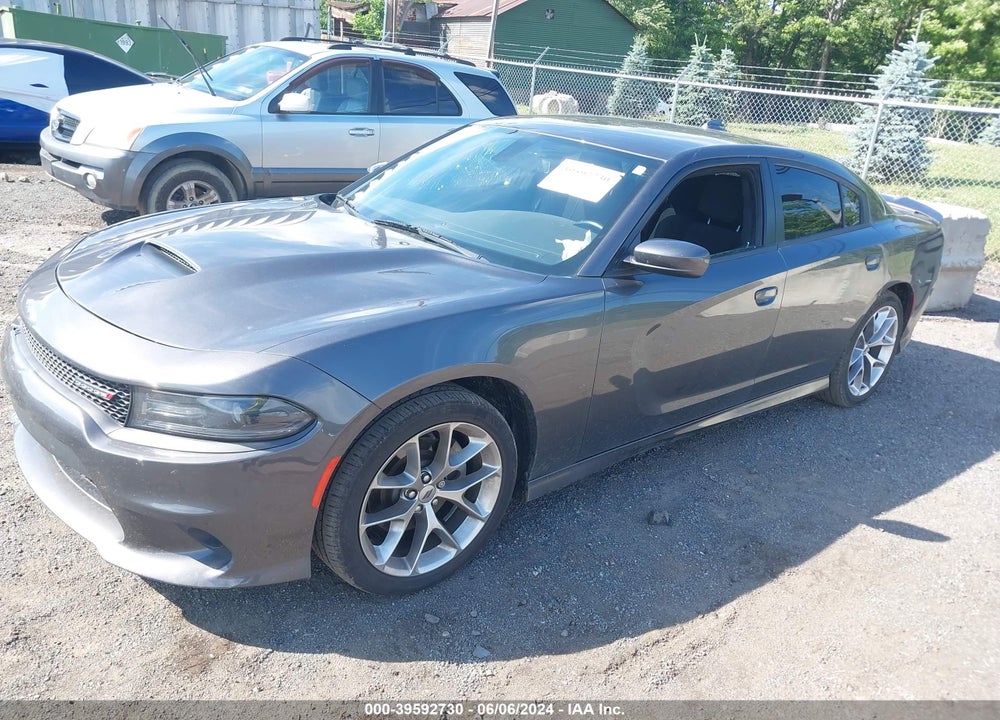 2021 DODGE CHARGER GT RWD VIN: 2C3CDXHG2MH639773