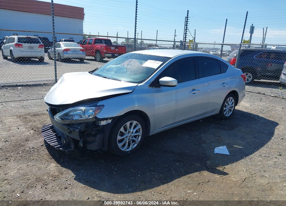 2019 NISSAN SENTRA SV VIN: 3N1AB7AP0KY411493