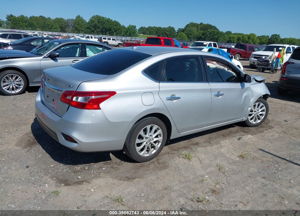 2019 NISSAN SENTRA SV VIN: 3N1AB7AP0KY411493