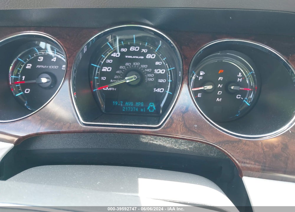 2011 FORD TAURUS SEL VIN: 1FAHP2HW5BG156294