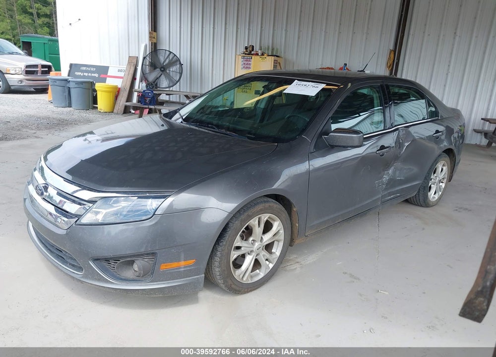 2012 FORD FUSION SE VIN: 3FAHP0HA5CR106322