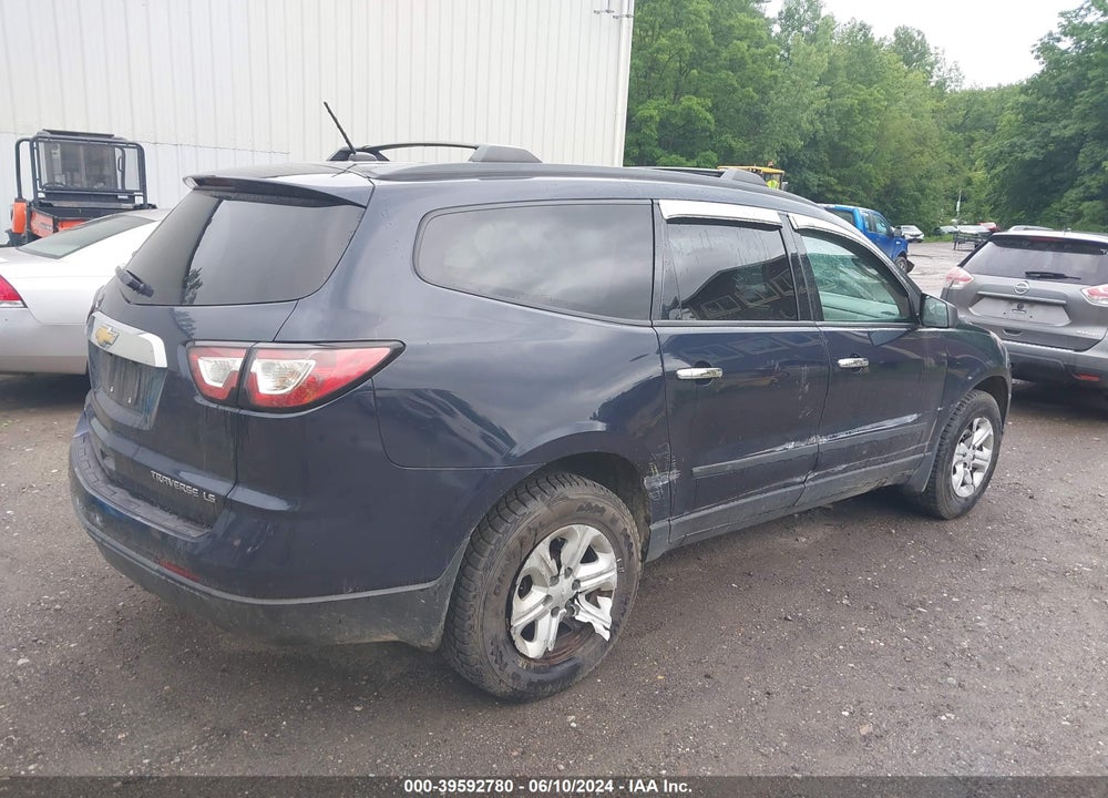 2015 CHEVROLET TRAVERSE LS VIN: 1GNKVFKD0FJ235411