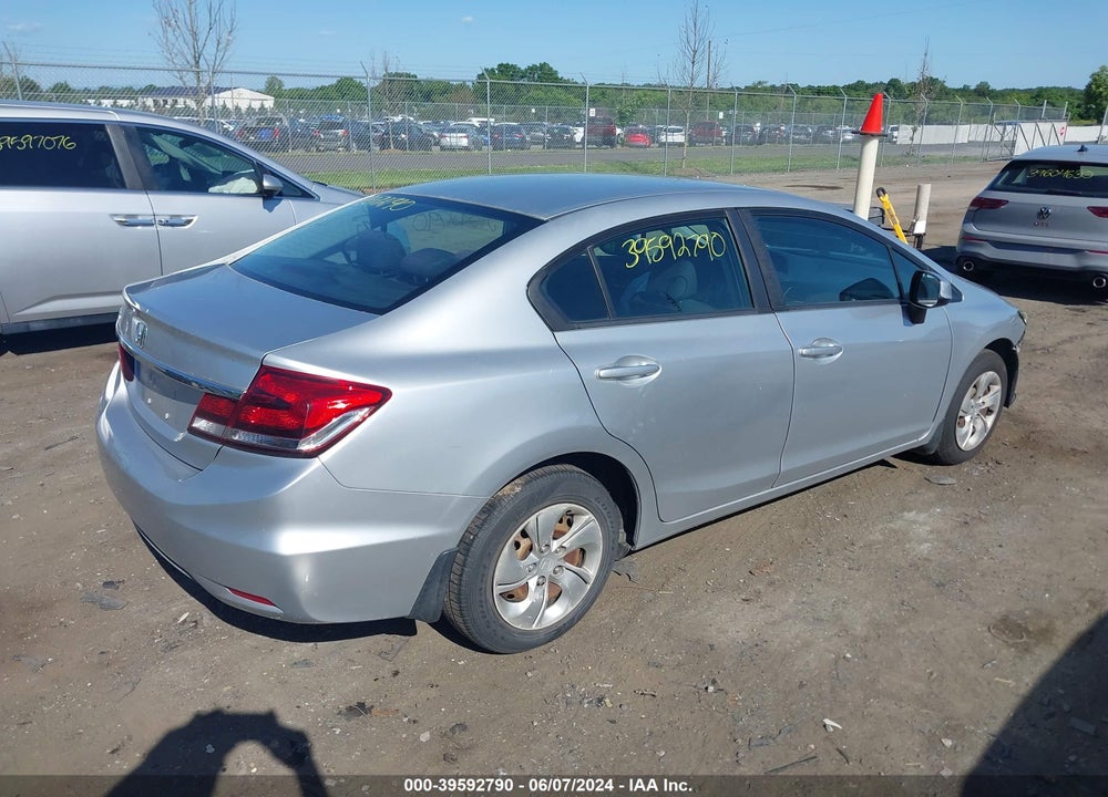 2013 HONDA CIVIC LX VIN: 2HGFB2F55DH569934