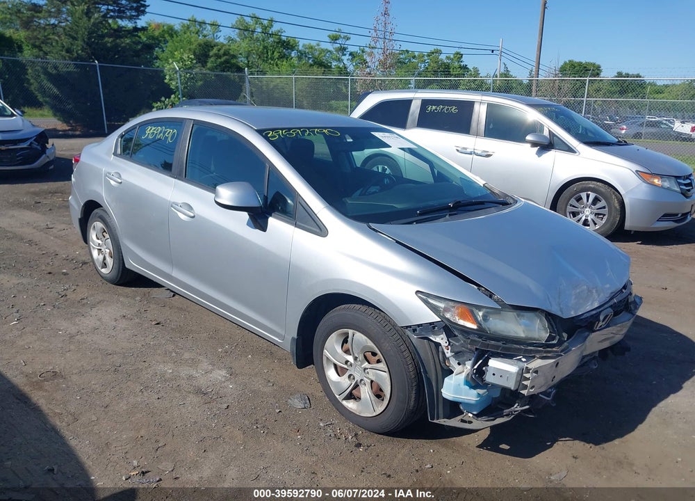 2013 HONDA CIVIC LX VIN: 2HGFB2F55DH569934