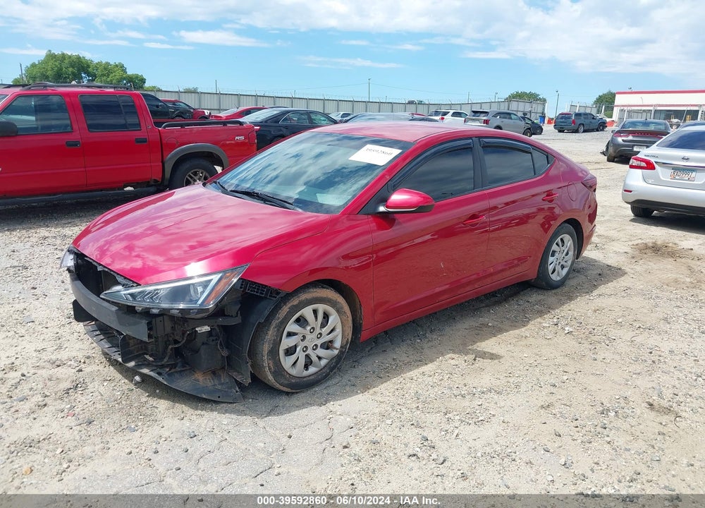 2019 HYUNDAI ELANTRA SE VIN: 5NPD74LF1KH426242