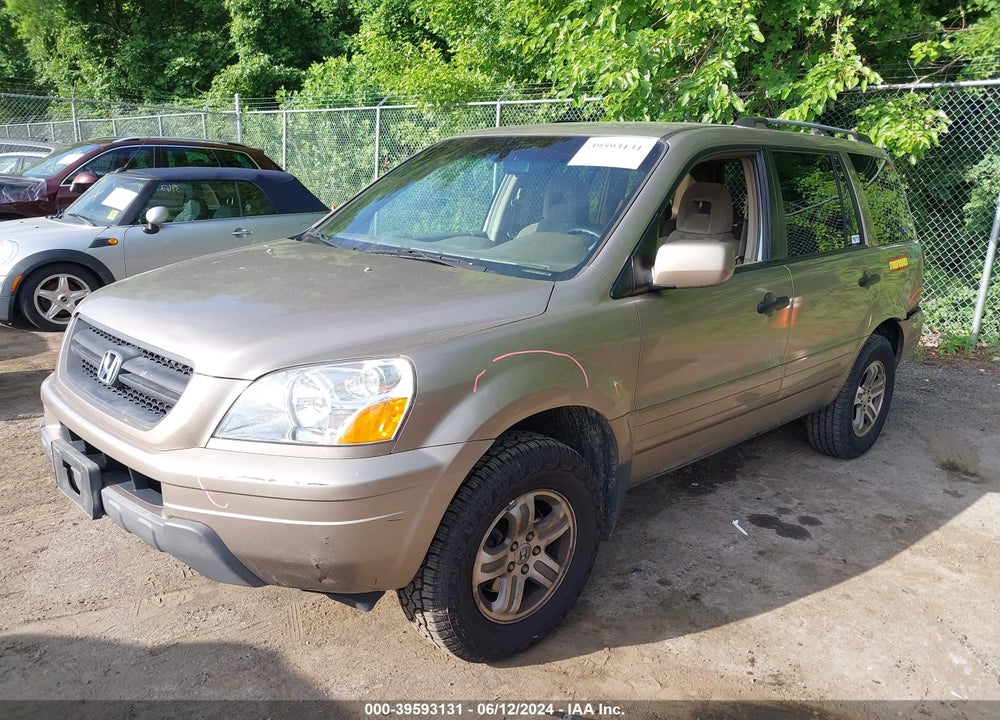 2004 HONDA PILOT EX VIN: 2HKYF18414H612067