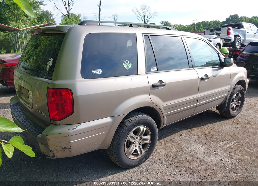 2004 HONDA PILOT EX VIN: 2HKYF18414H612067