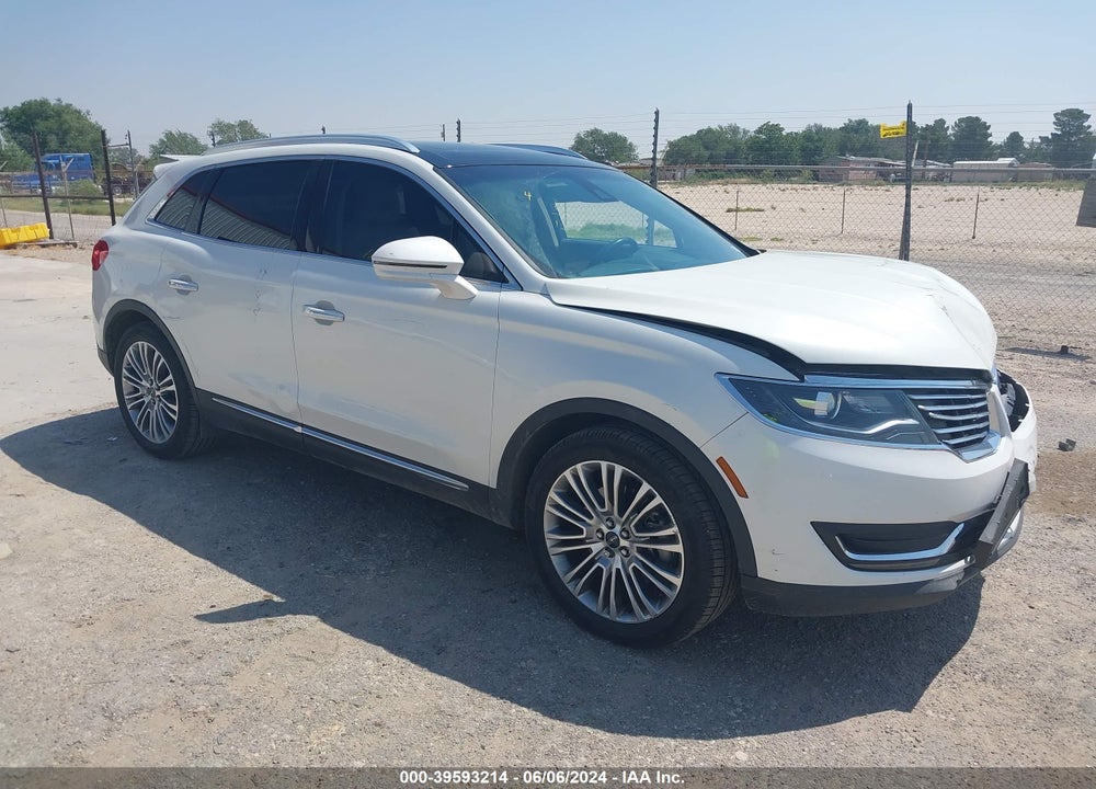 2018 LINCOLN MKX RESERVE VIN: 2LMPJ6LR1JBL23238
