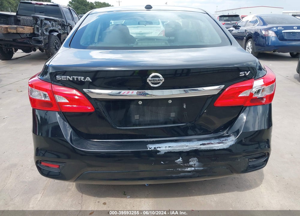 2018 NISSAN SENTRA SV VIN: 3N1AB7AP6JY302986