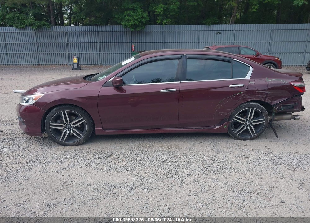 2016 HONDA ACCORD SPORT VIN: 1HGCR2F53GA146450