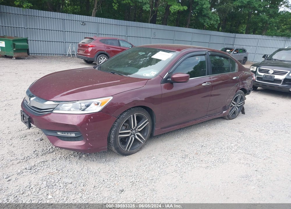 2016 HONDA ACCORD SPORT VIN: 1HGCR2F53GA146450
