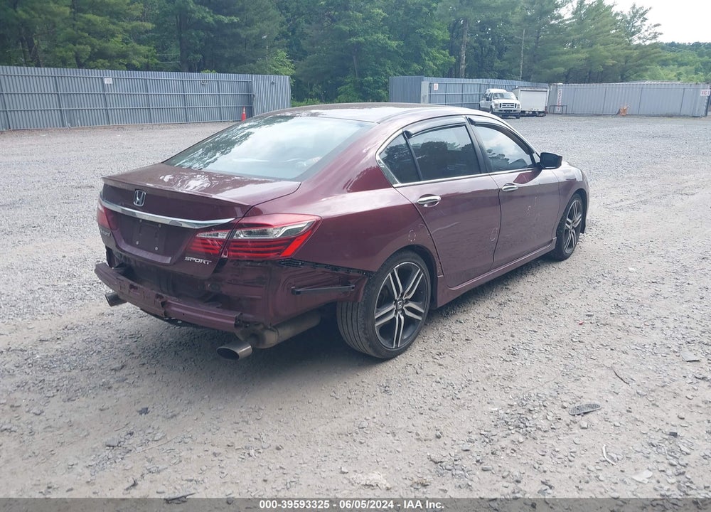 2016 HONDA ACCORD SPORT VIN: 1HGCR2F53GA146450