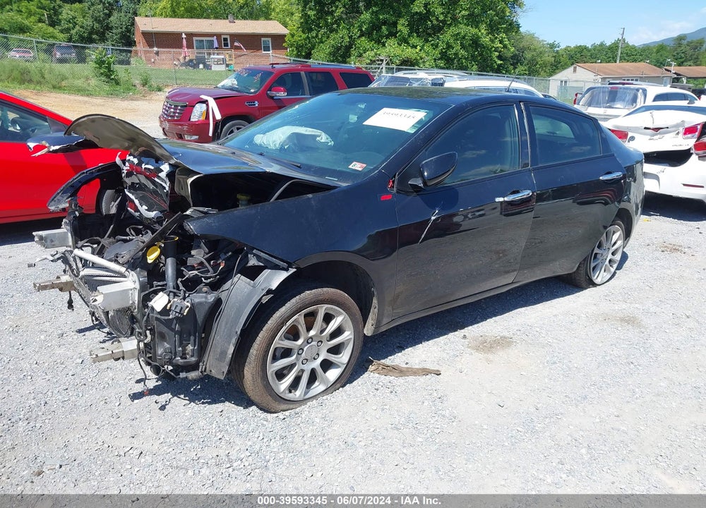 2013 DODGE DART LIMITED VIN: 1C3CDFCH5DD316955