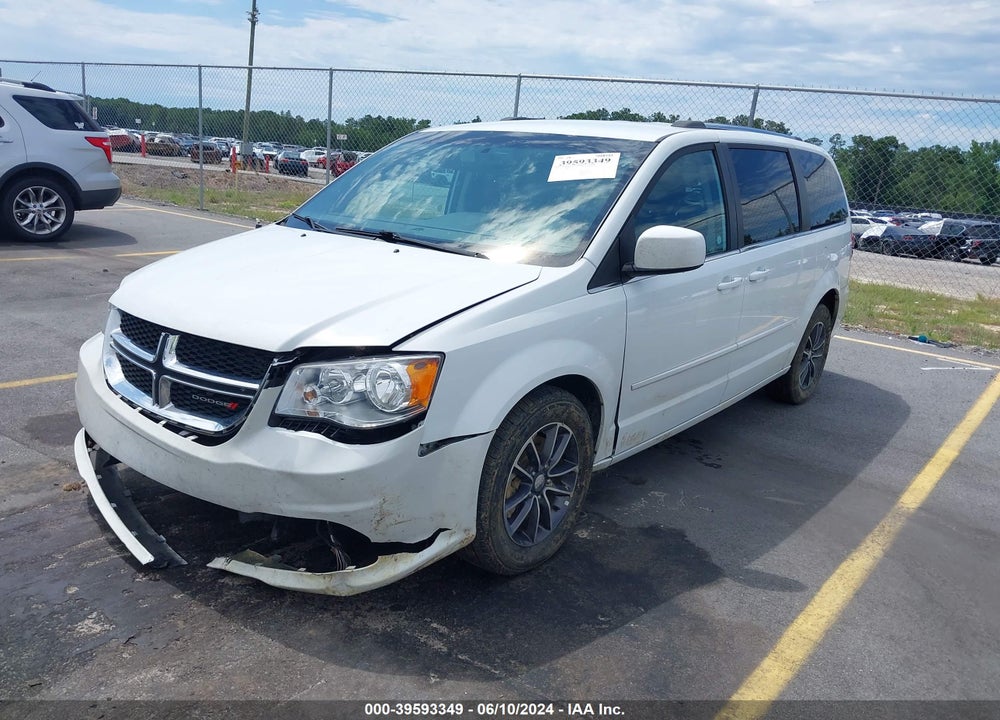 2017 DODGE GRAND CARAVAN SXT VIN: 2C4RDGCG9HR606282