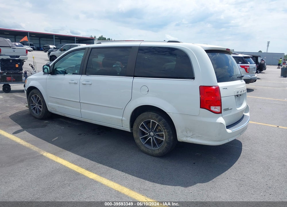 2017 DODGE GRAND CARAVAN SXT VIN: 2C4RDGCG9HR606282