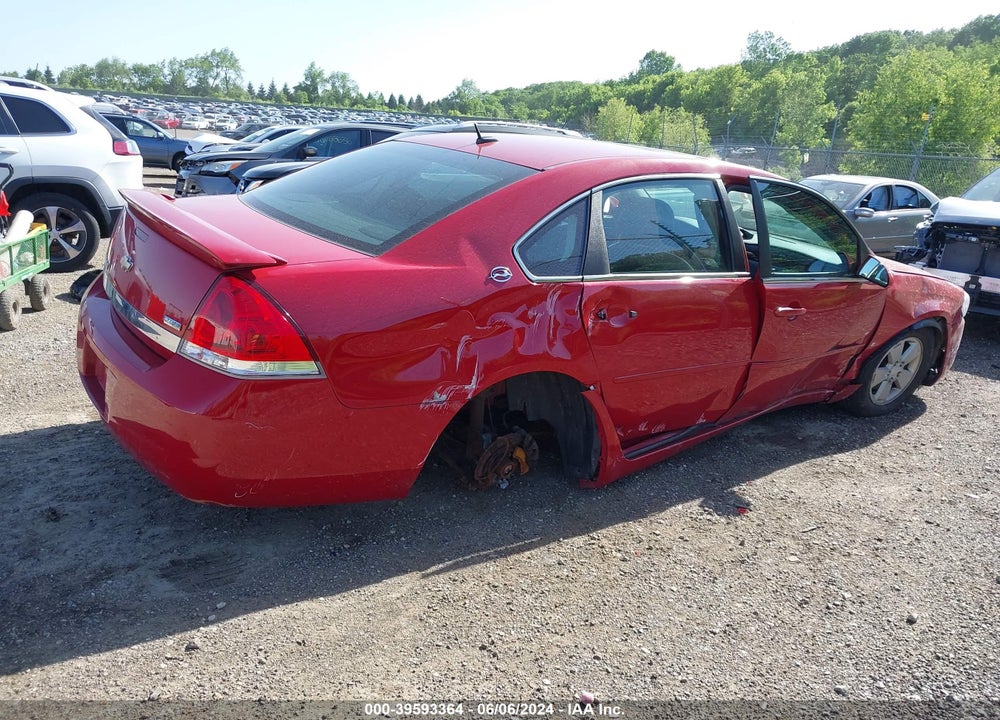 2008 CHEVROLET IMPALA LT VIN: 2G1WT58K281364594