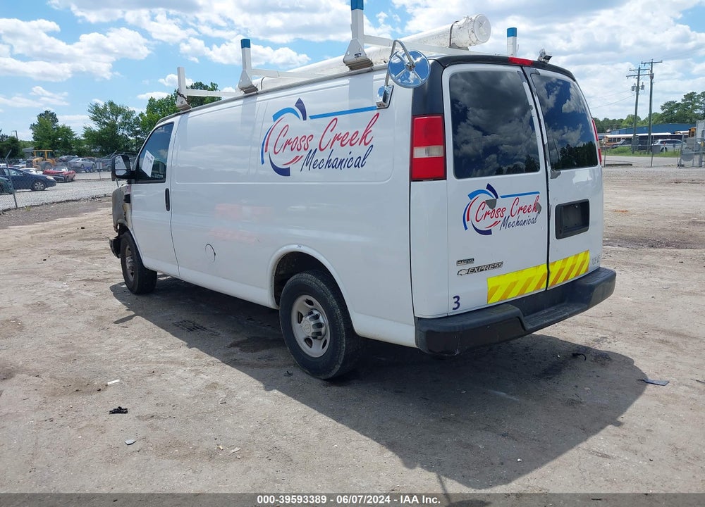 2010 CHEVROLET EXPRESS 2500 WORK VAN VIN: 1GCZGFBG5A1165747