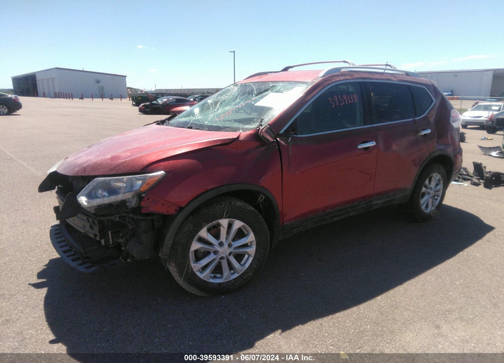 2016 NISSAN ROGUE SV VIN: KNMAT2MV3GP688137