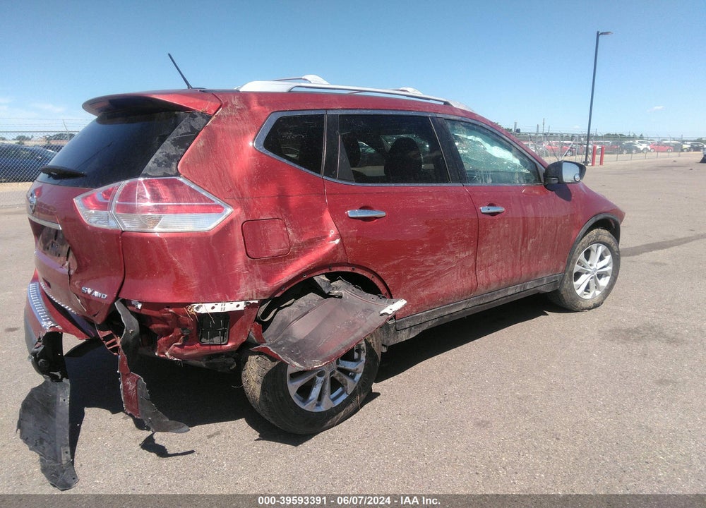2016 NISSAN ROGUE SV VIN: KNMAT2MV3GP688137