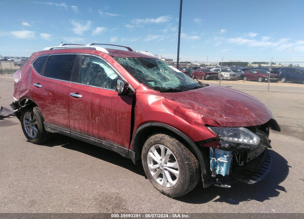 2016 NISSAN ROGUE SV VIN: KNMAT2MV3GP688137