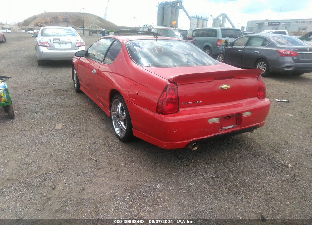2006 CHEVROLET MONTE CARLO SS VIN: 2G1WL16C969271400