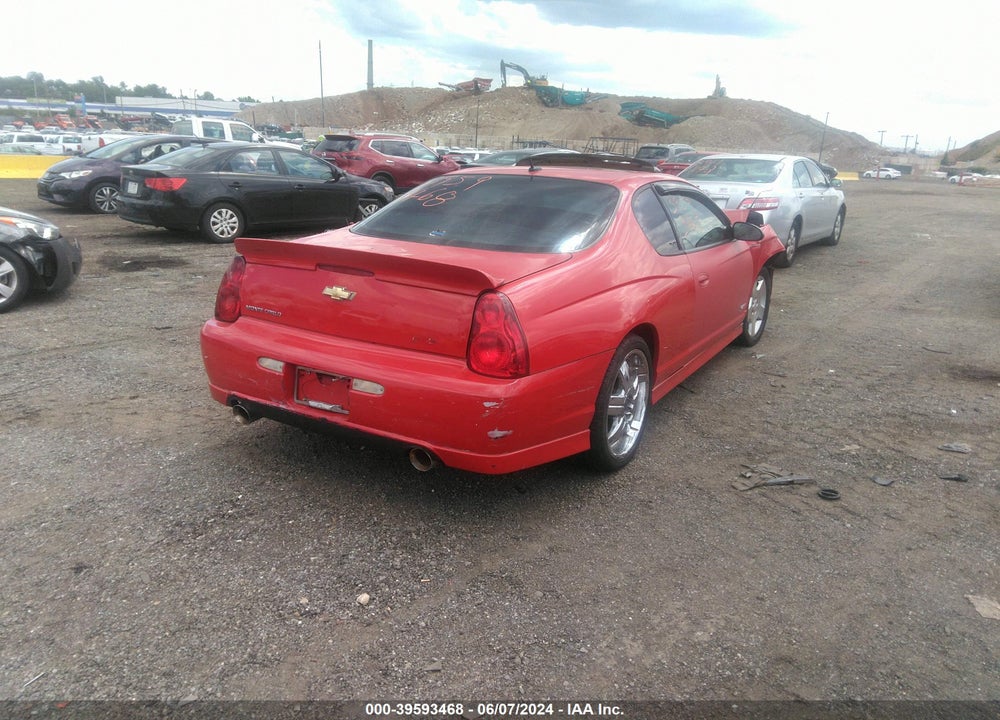 2006 CHEVROLET MONTE CARLO SS VIN: 2G1WL16C969271400